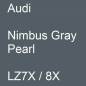 Preview: Audi, Nimbus Gray Pearl, LZ7X / 8X.